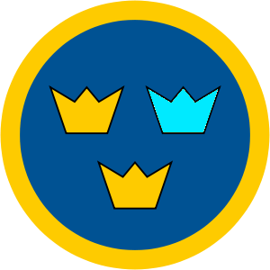 A parameterized Swedish logo